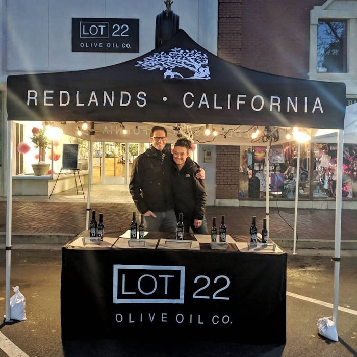 Zach and Andrea Thorp at Market Night